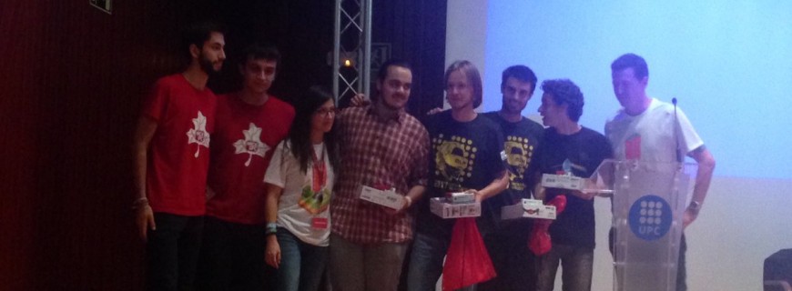 Sentilo in the “Code the City” challenge at HackUPC